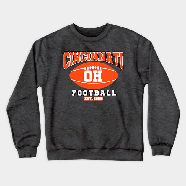 Cincinnati Football Team Crewneck Sweatshirt by igzine